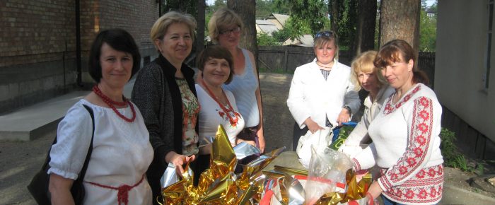 Жіноча група міста Ірпеня відвідала поранених ЗСУ та всіх військовослужбовців, які лікуються в Ірпінському військовому госпіталі